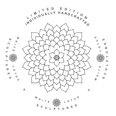 white lotus sculptures official logo